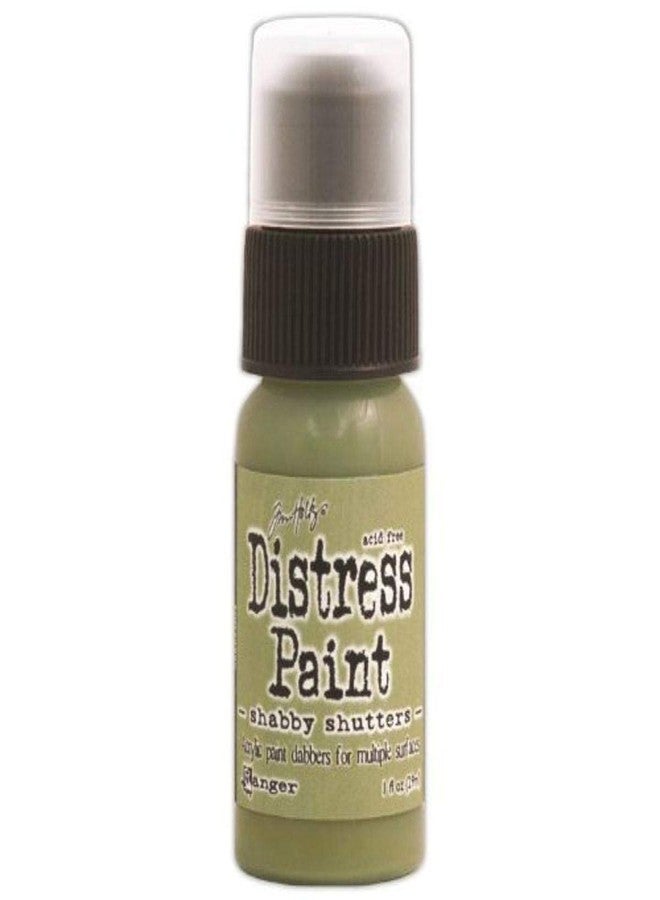 Ranger Tim Holtz Distress Paint, 1-Ounce Bottle, Shabby Shutters